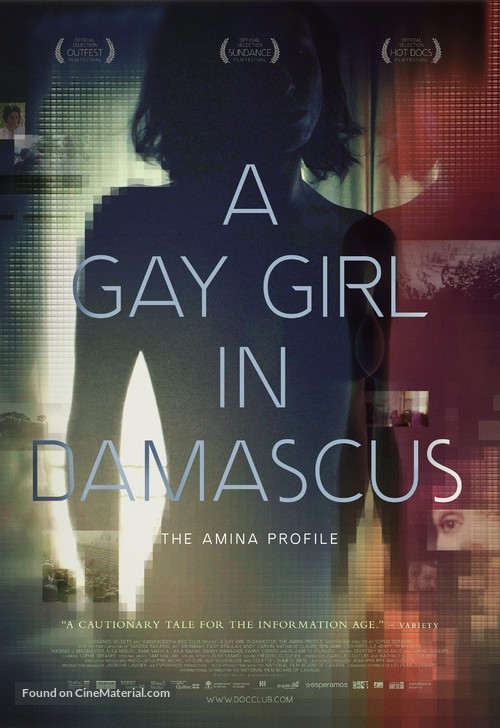 A Gay Girl in Damascus: The Amina Profile - Canadian Movie Poster