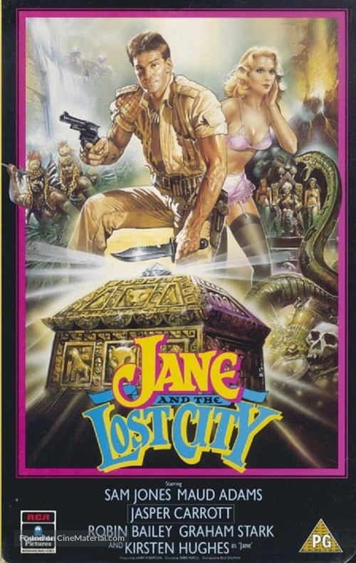 Jane and the Lost City - British Movie Cover