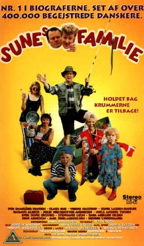 Sunes familie - Danish VHS movie cover