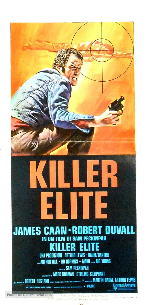 The Killer Elite - Italian Movie Poster