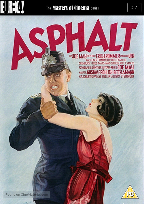 Asphalt - British DVD movie cover