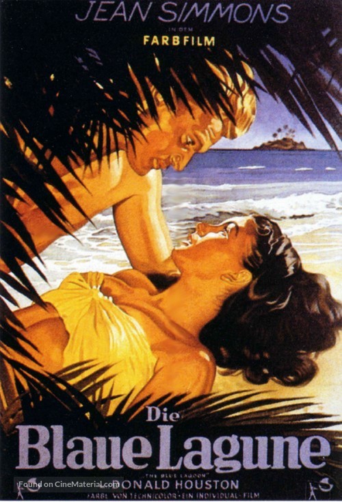 The Blue Lagoon - German Movie Poster