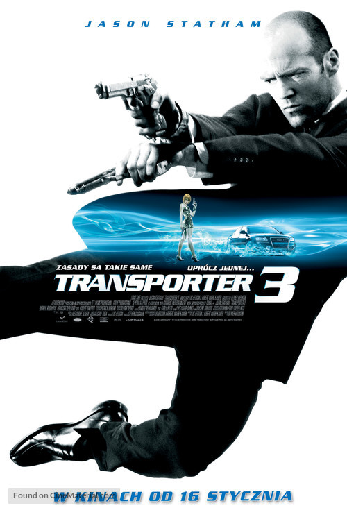 Transporter 3 - Polish Movie Poster