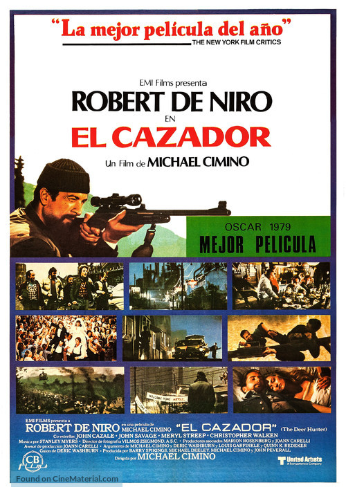 The Deer Hunter - Spanish Movie Poster