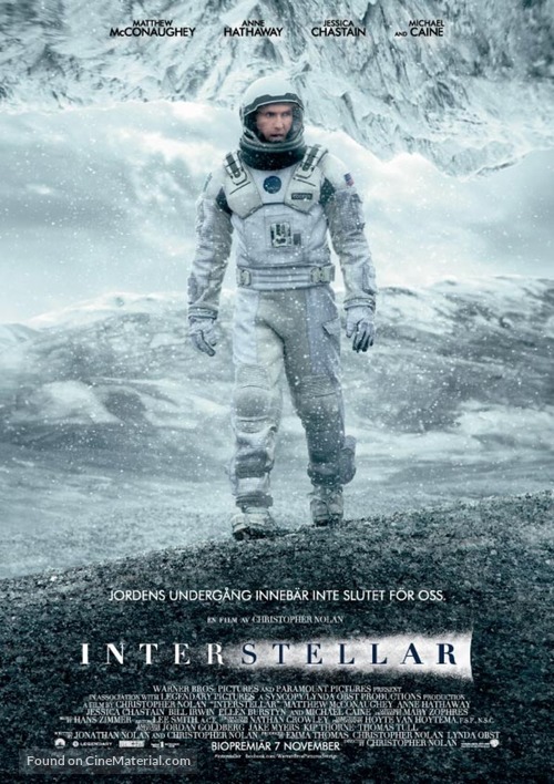 Interstellar - Swedish Movie Poster