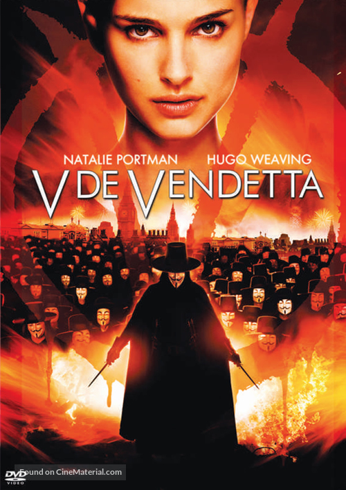 V for Vendetta - Spanish DVD movie cover