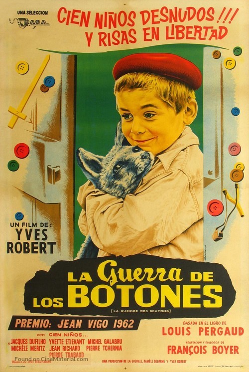 La guerre des boutons - Argentinian Movie Poster