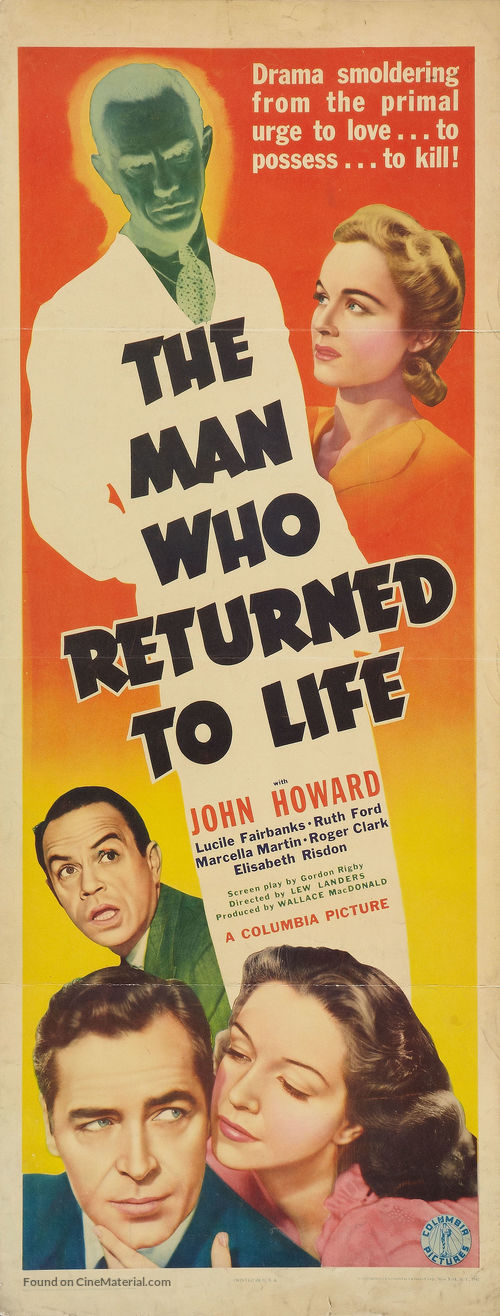 The Man Who Returned to Life - Movie Poster