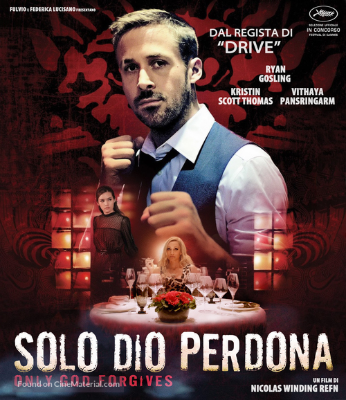 Only God Forgives - Italian Blu-Ray movie cover