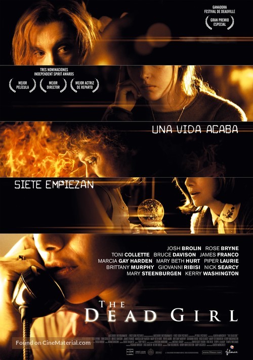 The Dead Girl - Spanish Movie Poster