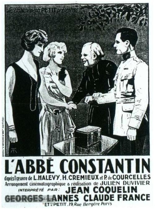L&#039;abb&eacute; Constantin - French Movie Poster
