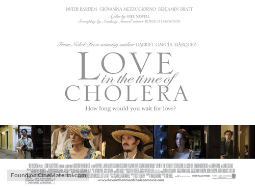 Love in the Time of Cholera (2007) British movie poster