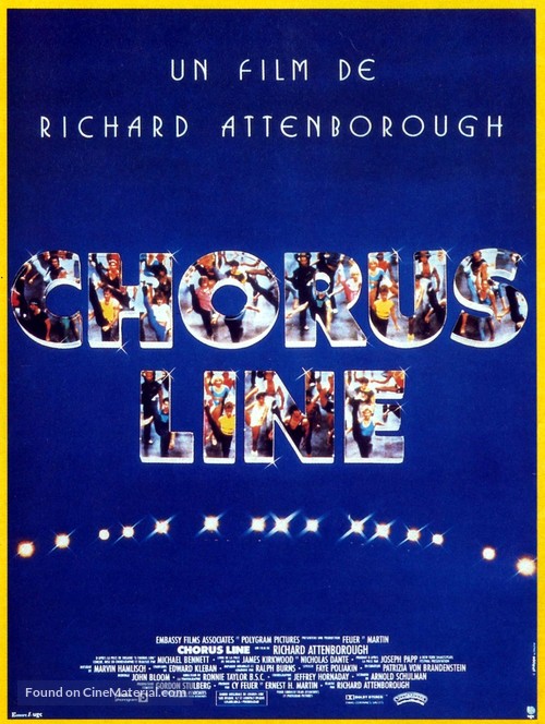 A Chorus Line - French Movie Poster