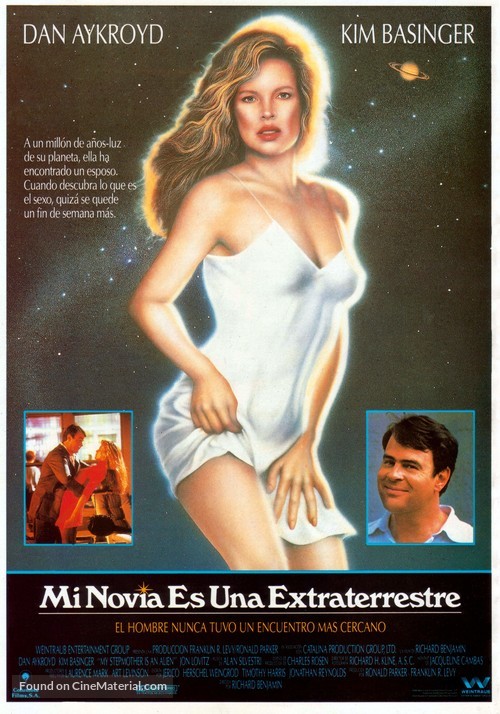 My Stepmother Is an Alien - Spanish Movie Poster
