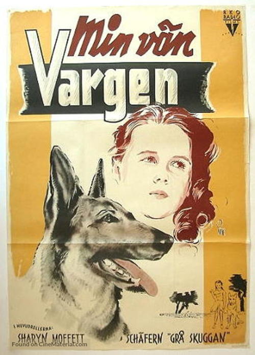 My Pal Wolf - Swedish Movie Poster