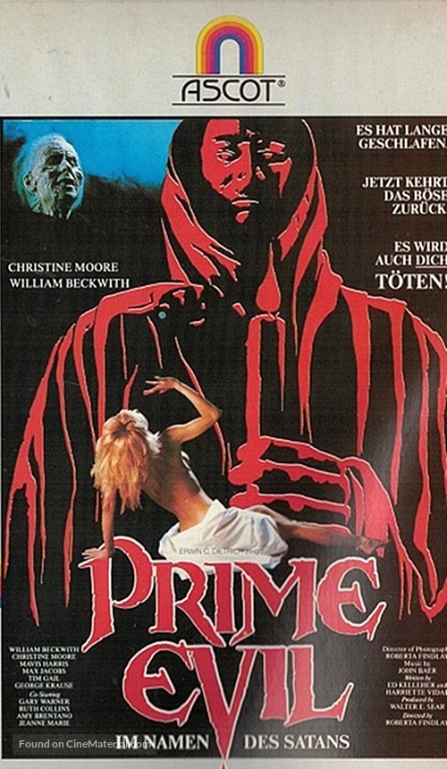 Prime Evil - German VHS movie cover