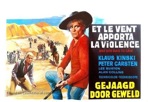 E Dio disse a Caino - Belgian Movie Poster