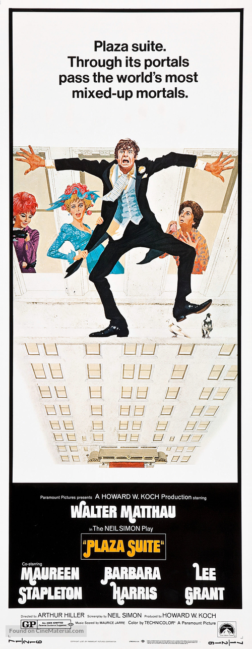 Plaza Suite - Movie Poster