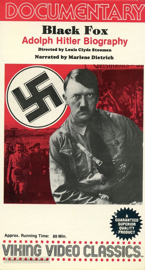 Black Fox: The True Story of Adolf Hitler - VHS movie cover