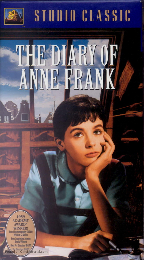 The Diary of Anne Frank - VHS movie cover