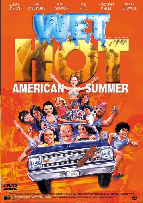 Wet Hot American Summer - German DVD movie cover