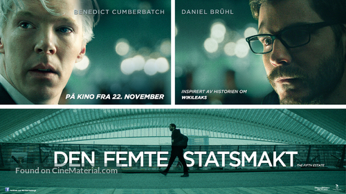 The Fifth Estate - Norwegian Movie Poster