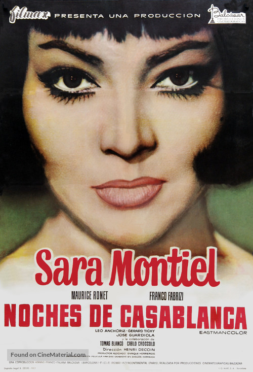 Noches de Casablanca - Spanish Movie Poster