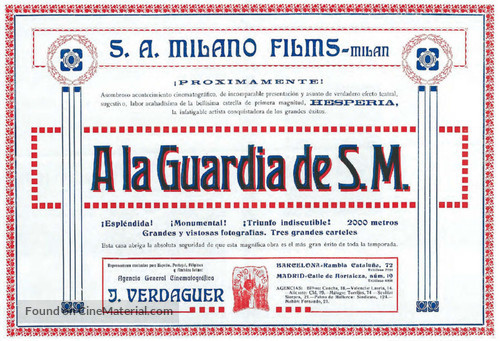 A guardia di Sua Maest&agrave; - Spanish poster
