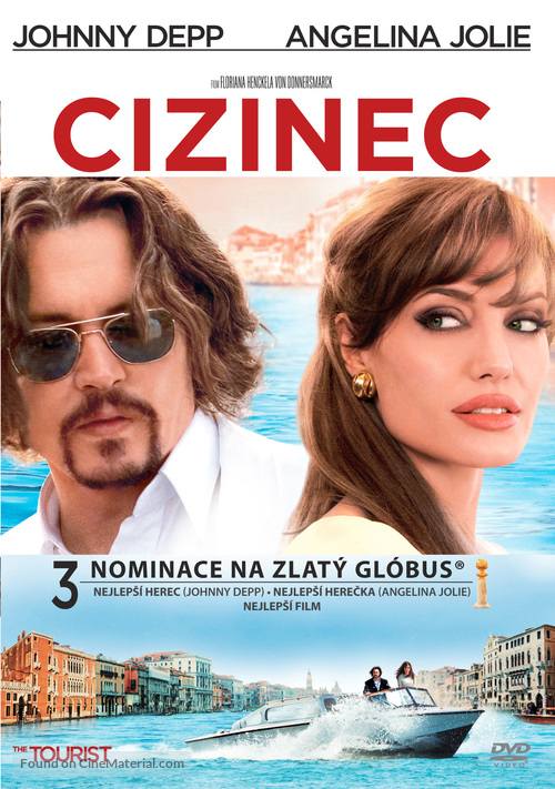 The Tourist - Czech DVD movie cover