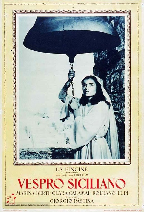 Vespro siciliano - Italian Movie Poster