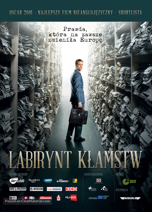 Im Labyrinth des Schweigens - Polish Movie Poster