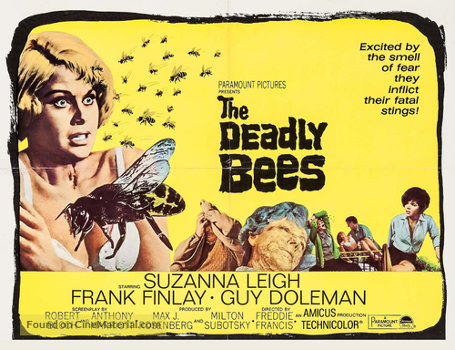 The Deadly Bees - Movie Poster