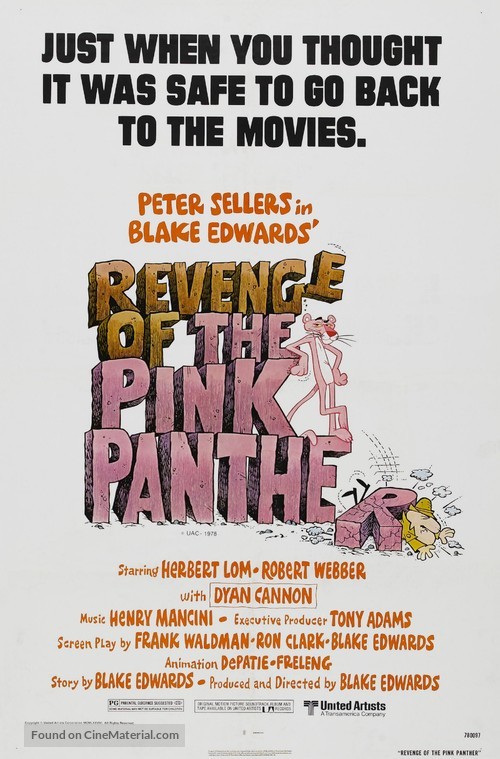 Revenge of the Pink Panther - Movie Poster