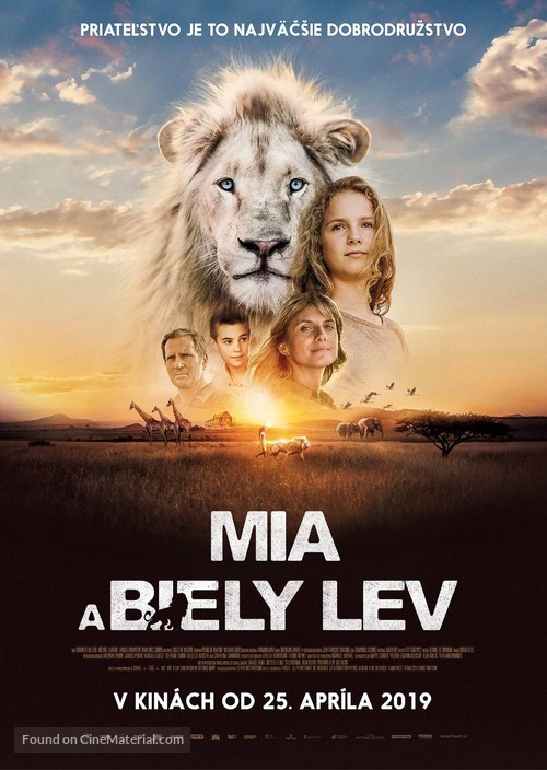 Mia et le lion blanc - Slovak Movie Poster