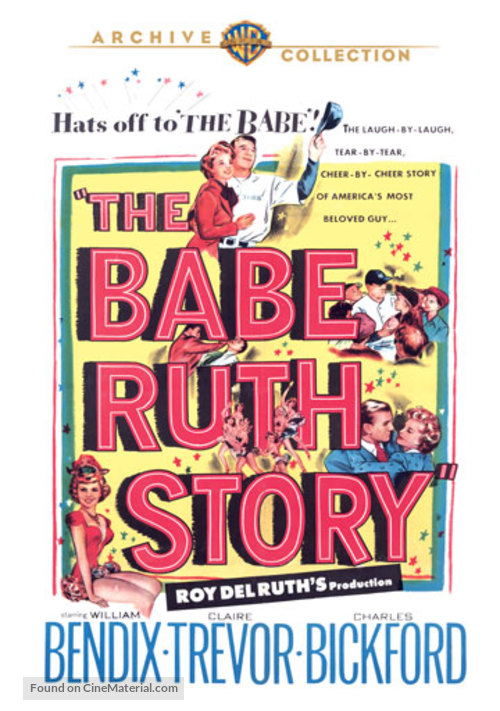 The Babe Ruth Story - DVD movie cover