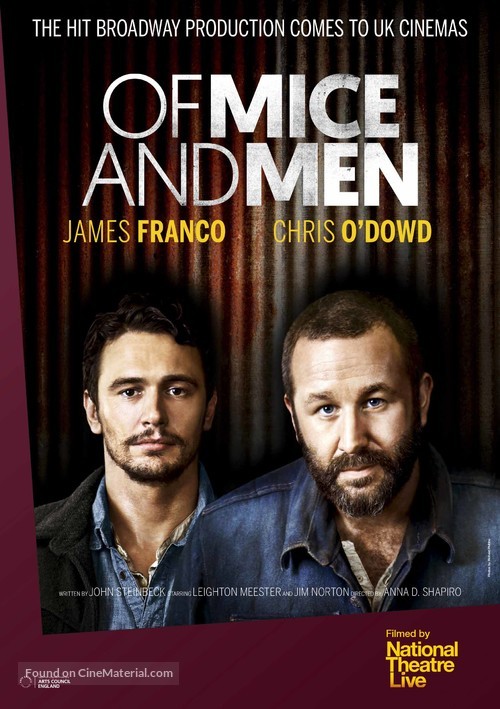 National Theater Live: Of Mice and Men - British Movie Poster