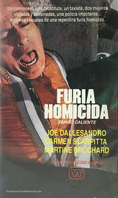 Fango bollente - Spanish VHS movie cover