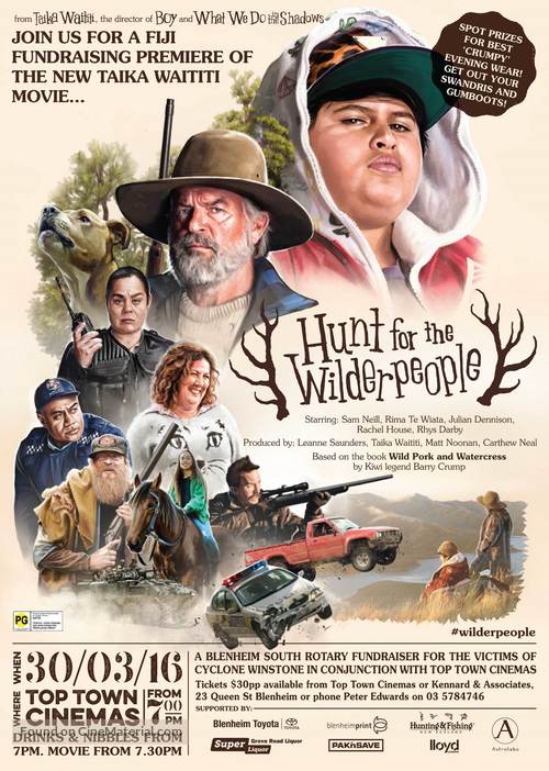 Hunt for the Wilderpeople - New Zealand Movie Poster