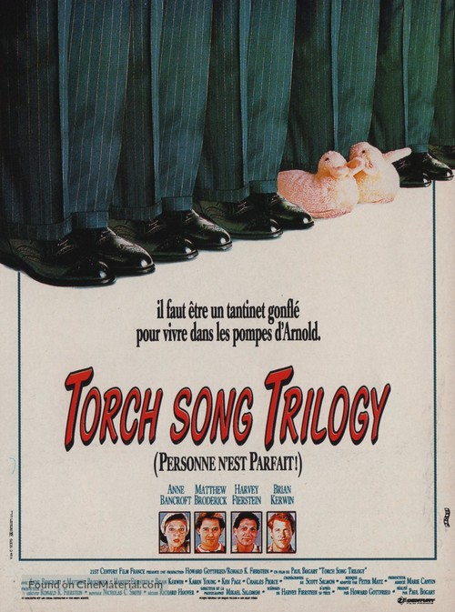 Torch Song Trilogy - French Movie Poster