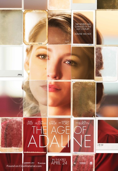 The Age of Adaline - Canadian Movie Poster