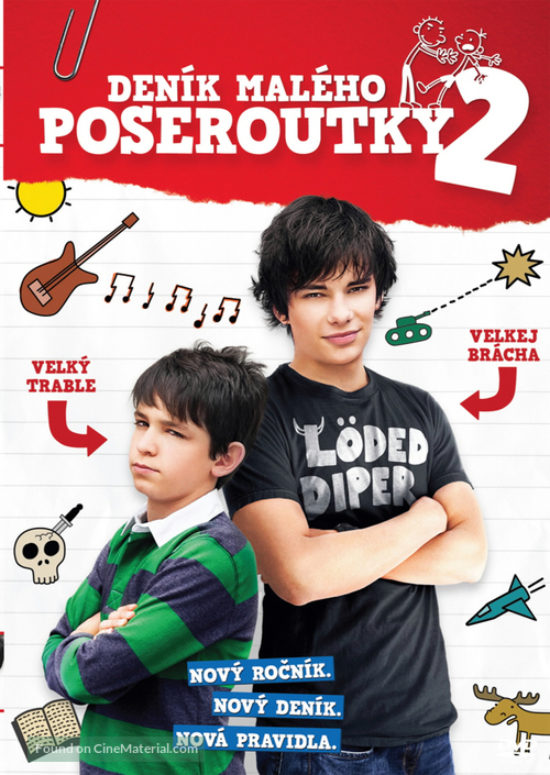 Diary of a Wimpy Kid 2: Rodrick Rules - Czech DVD movie cover