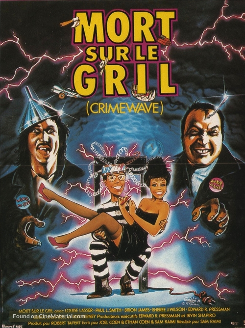 Crimewave - French Movie Poster