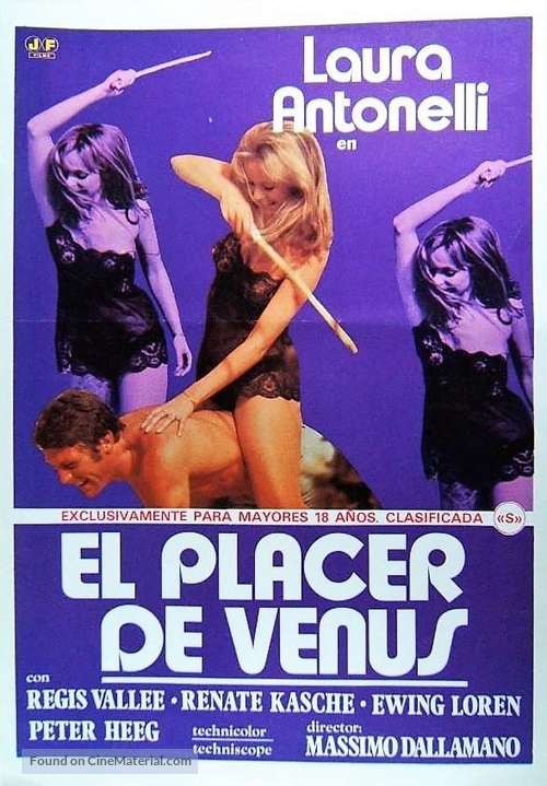 Le malizie di Venere - Spanish Movie Poster
