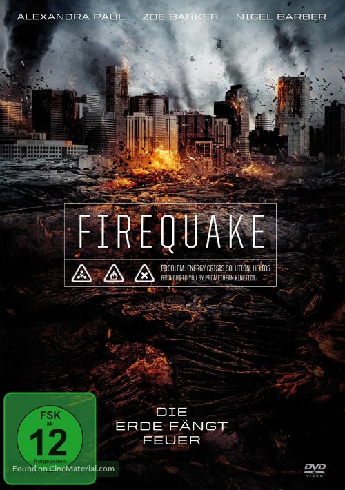 Firequake - German DVD movie cover
