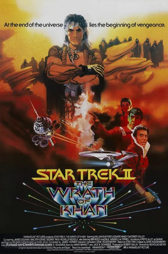 Star Trek II: The Wrath of Khan - British Movie Poster