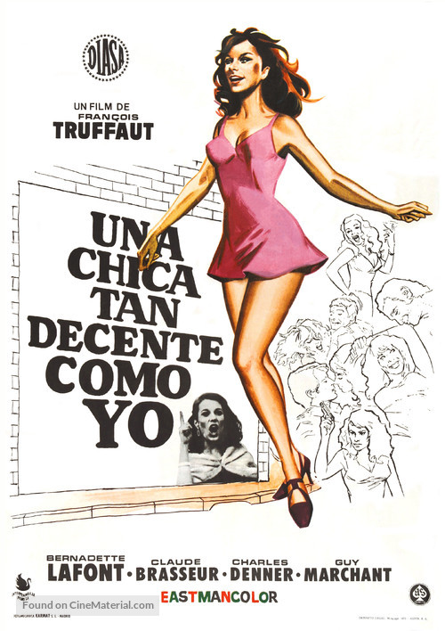 Une belle fille comme moi - Spanish Movie Poster
