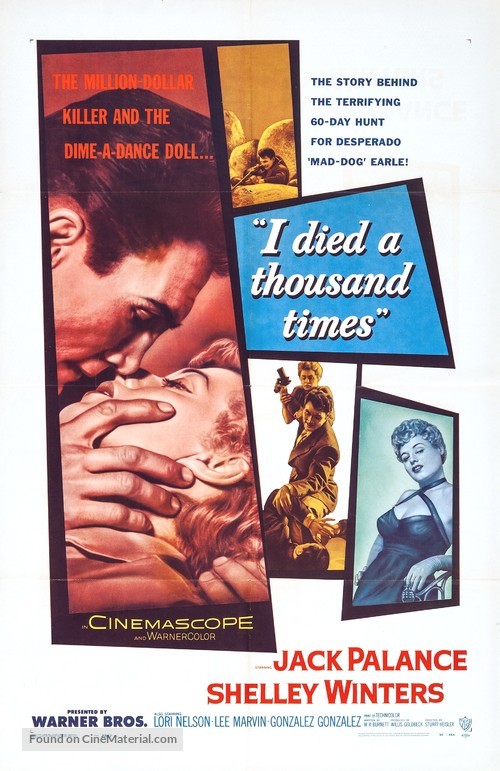 I Died a Thousand Times - Movie Poster