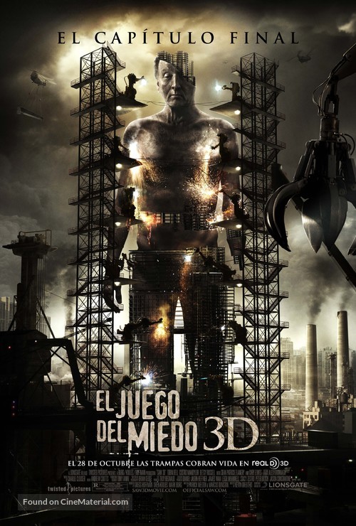 Saw 3D - Mexican Movie Poster