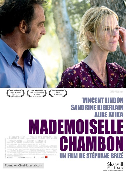 Mademoiselle Chambon - Australian Movie Poster