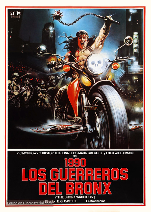 1990: I guerrieri del Bronx - Spanish Movie Poster